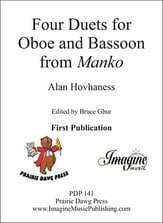Four Duets for Oboe and Bassoon from Manko cover